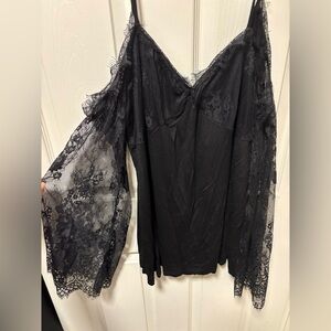 Next Black Lace Fashion Top